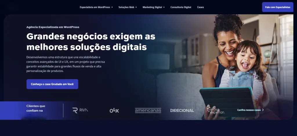 Criamos o site de sua empresa