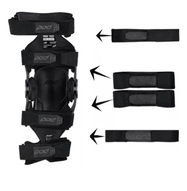 Kit Tiras Joelheira Pod K300, K4, K700 E K8 Mattos Racing Tamanho G/gg