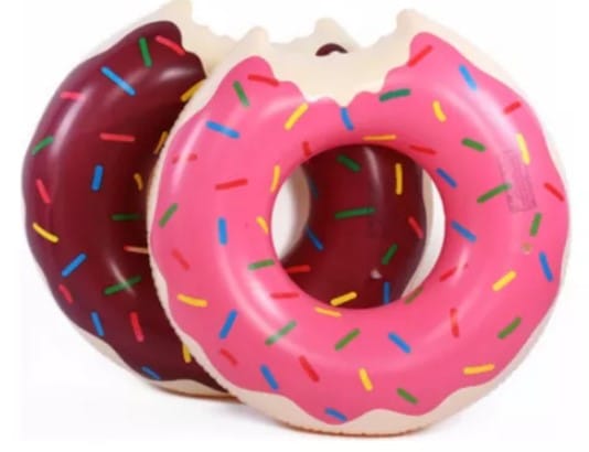 Boia Donuts Rosquinha Piscina Inflável Criança Adulto Grande