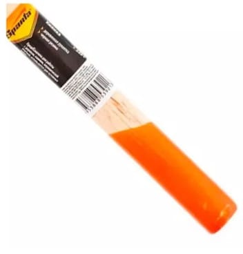 Martelo De Borracha Preta 55 Mm 340g Cabo De Madeira Sparta