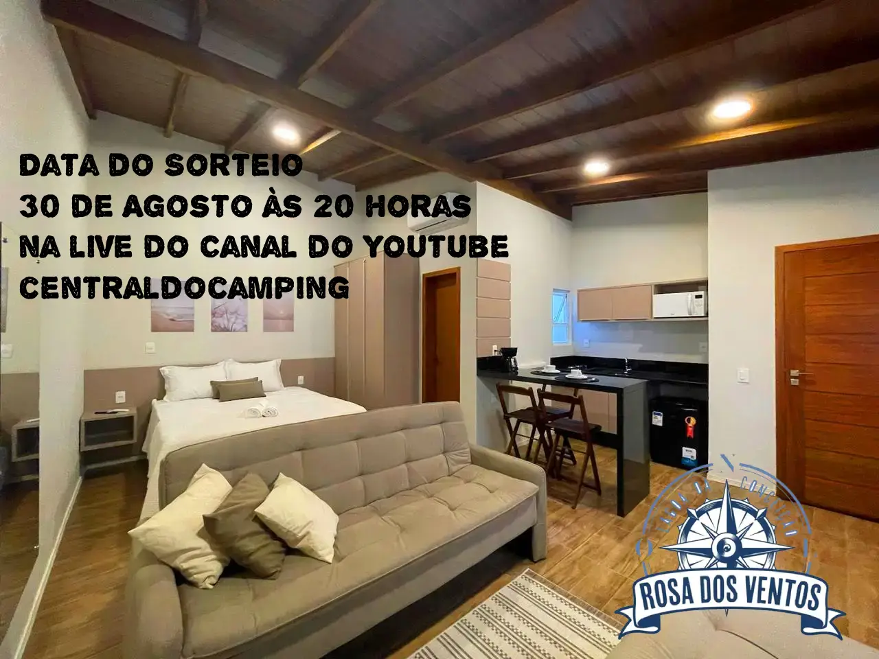 1 Diária na Pousada Rosa dos Ventos