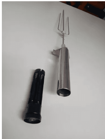 Espeto Giratório Para Churrasco A Pilha