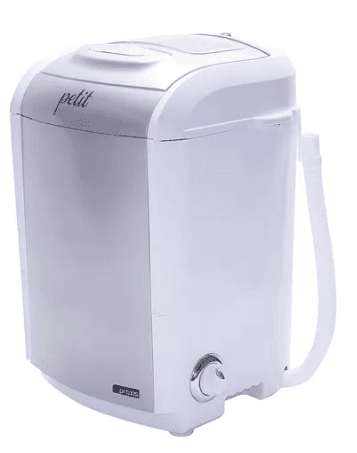 Máquina de lavar semi-automática Praxis Petit inverter prateada 1.2kg 127 V