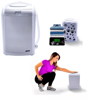 Máquina de lavar semi-automática Praxis Petit inverter prateada 1.2kg 127 V