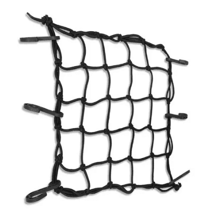 Redinha Capacete Elástica Moto Tela Rede 45 X 45 C/ Ganchos