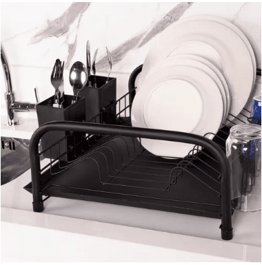 Escorredor De Louças Tubular Firenze Preto- Stolf Cor Preto