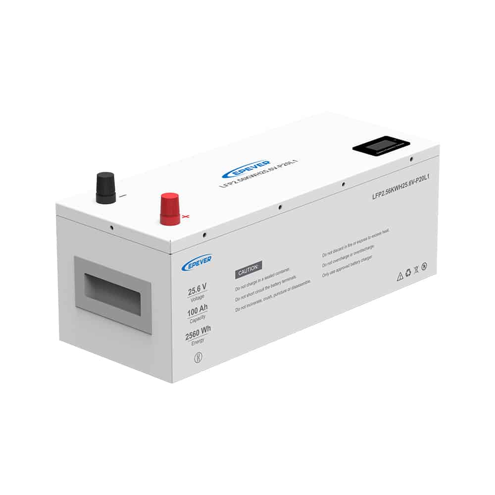 Bateria de Lítio EPEVER – 25,6V 100Ah 2560Wh (LFP2.56KWH)