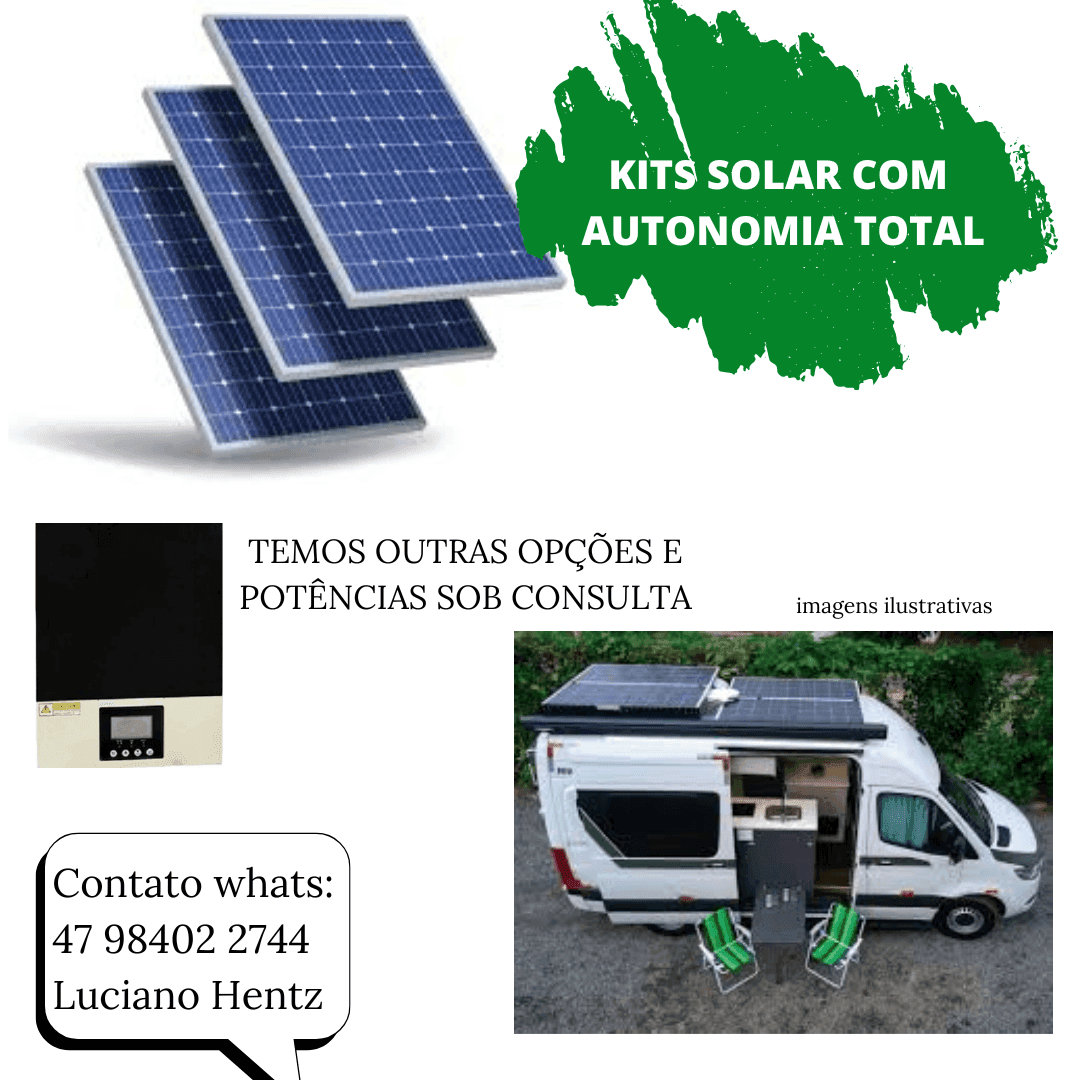Autonomia Energética – Placa Solar, Inversor Inteligente, Bateria Lifepo4 e muito mais