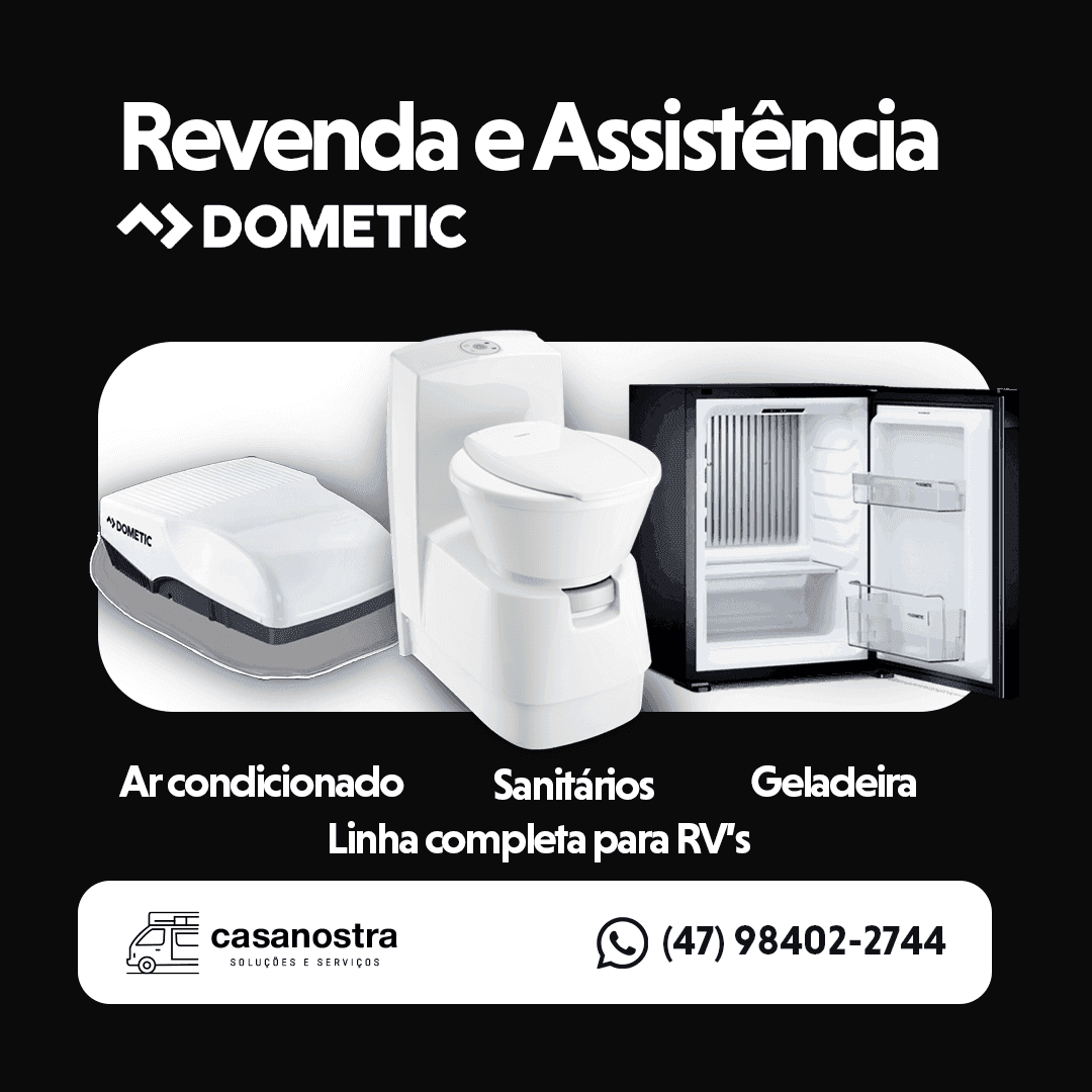 Ar condicionado DOMETIC de teto Harrier Inverter 220V 11.000 Btus