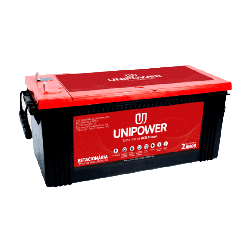 Bateria Estacionária de Chumbo-Ácido Unipower 12V (240Ah) UPMF12240