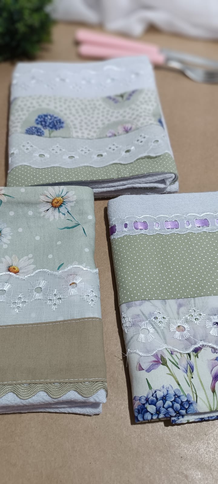 Pano de prato Hortencia