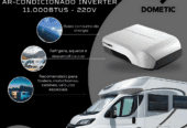 Ar condicionado DOMETIC de teto Harrier Inverter 220V 11.000 Btus