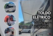 Toldo retrátil, de braços articulados, manual ou motorizado, ultra resistente