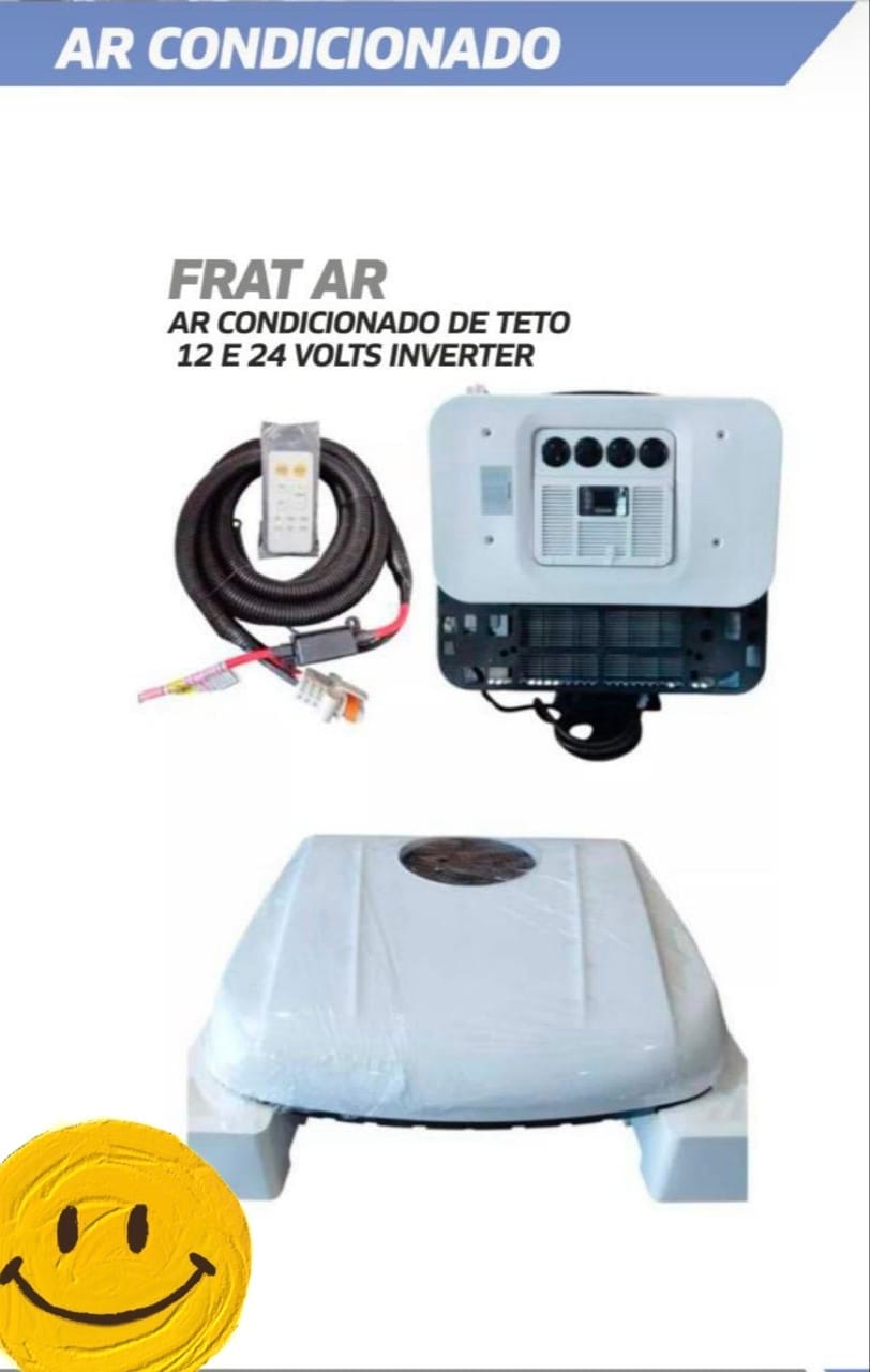Ar condicionado elétrico 12v ou 24v inverter