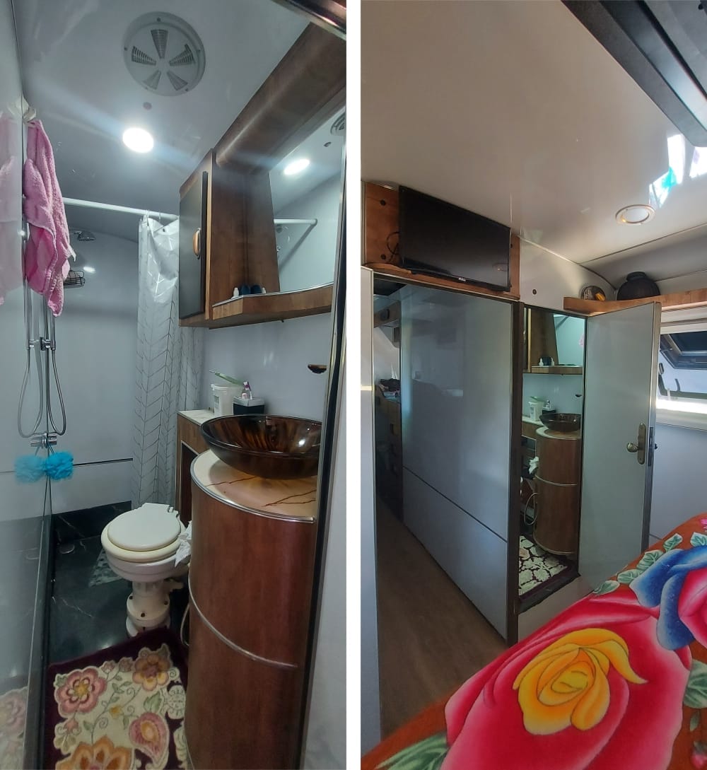 Motorhome MB 17330 a venda, QUARTO DE CASAL COM SUITE