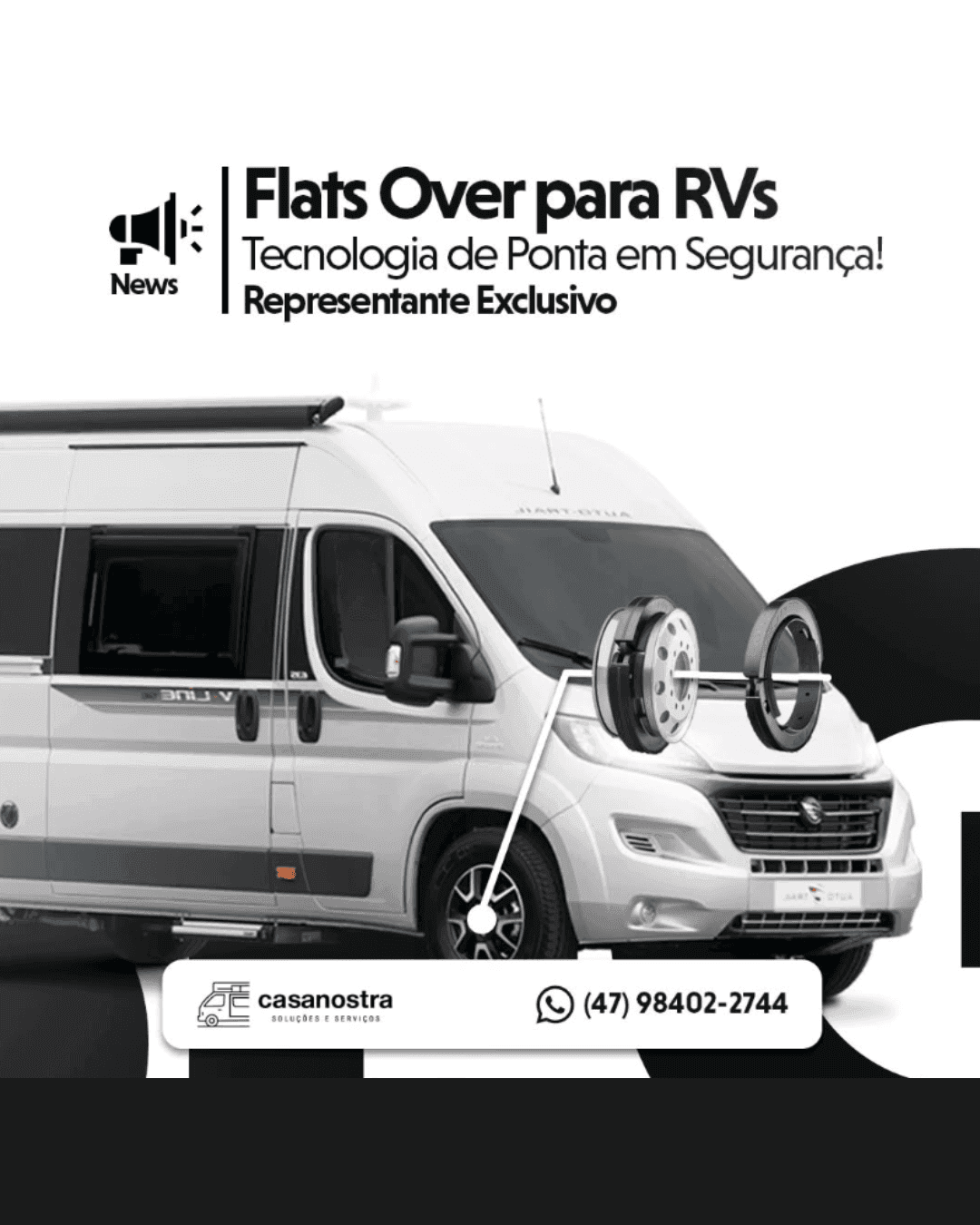 Dispositivo de Proteção de Rodas para RVs