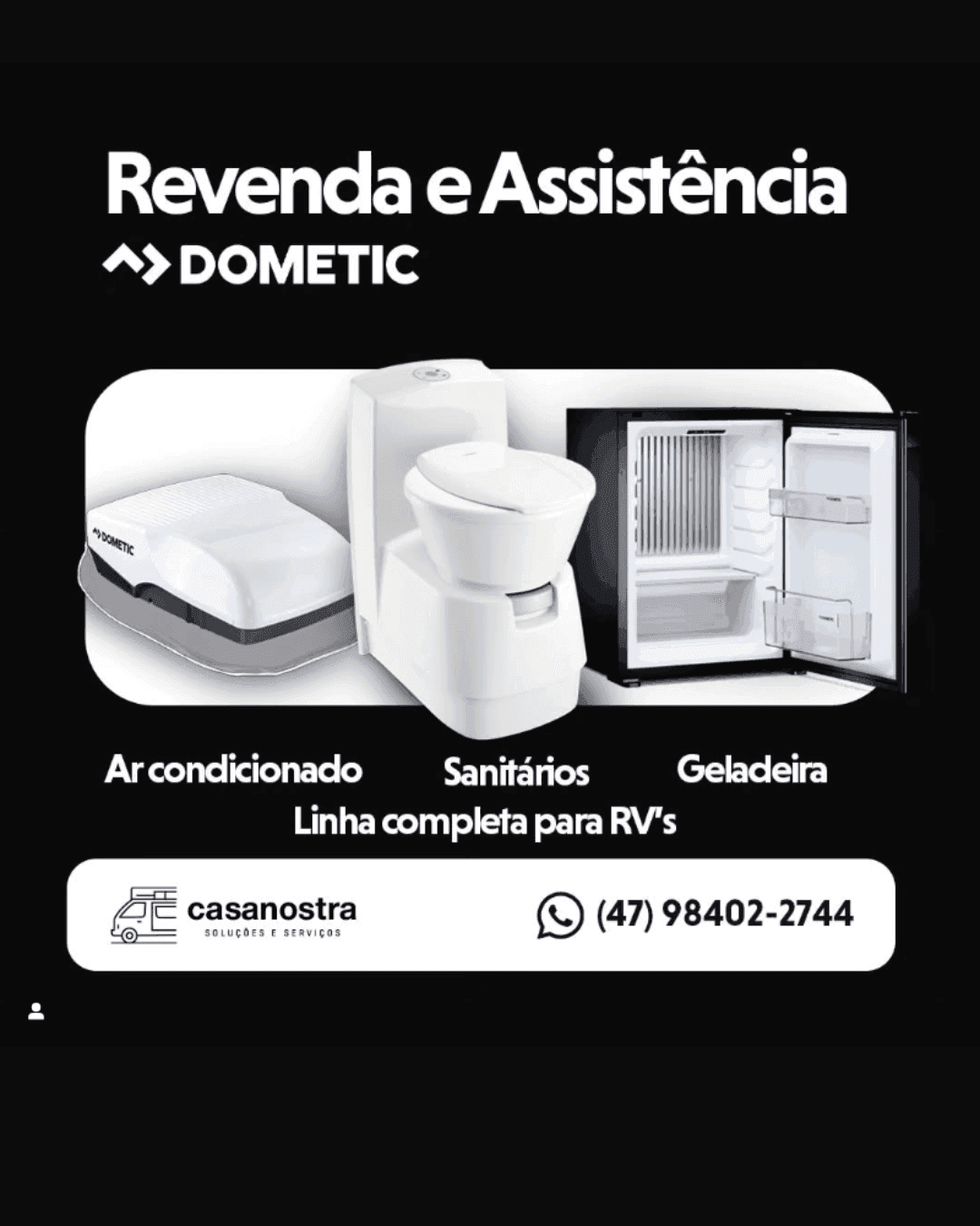 VENDA E ASSISTÊNCIA TÉCNICA DOMETIC