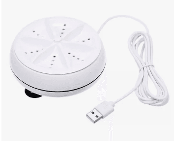 Mini Maquina Lava Roupas Panos Portatil Balde Usb Lavadoura