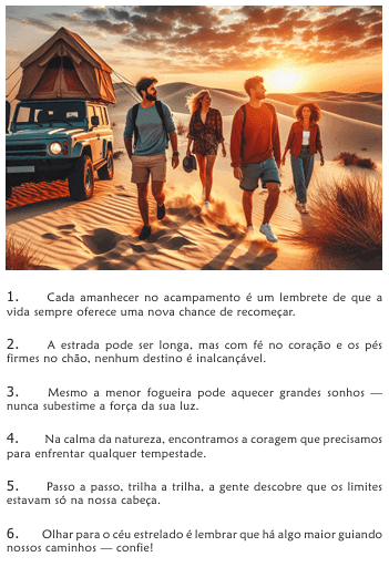 365 Motivos para você acampar e ser feliz!