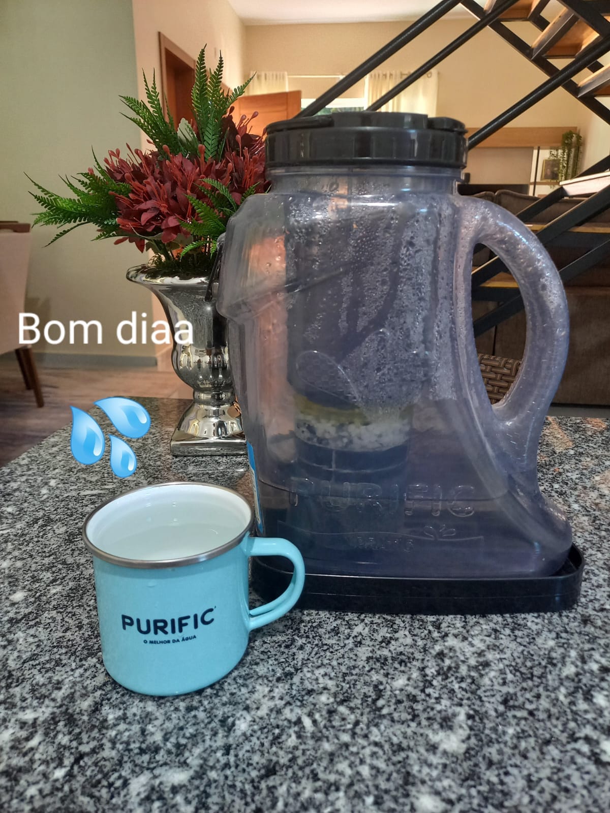 Jarra com filtro.Pratic