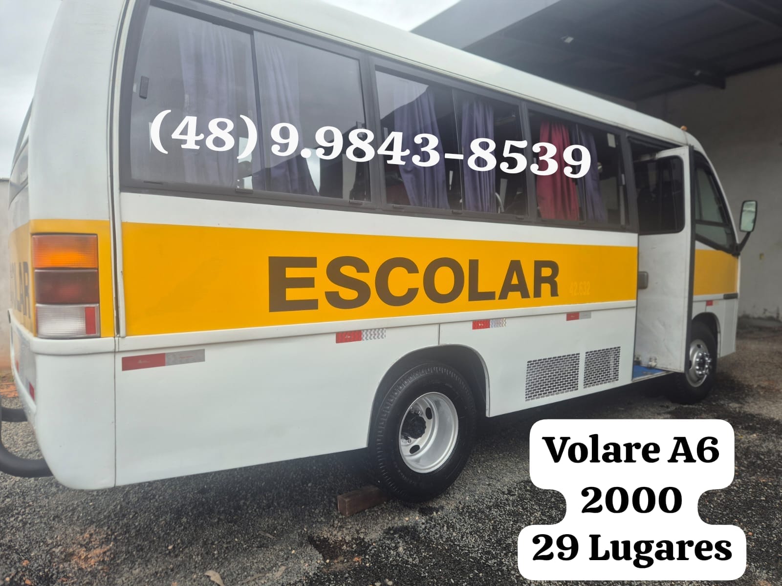 Volare A6 2000 – Dirige com “Categoria B”, após transformada em motorhome.