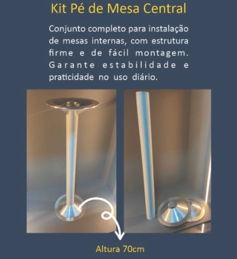 Kit Pé de Mesa Central Fremac