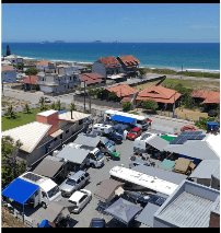 Camping Familiar Praia do ERVINO em São Francisco do Sul SC.
